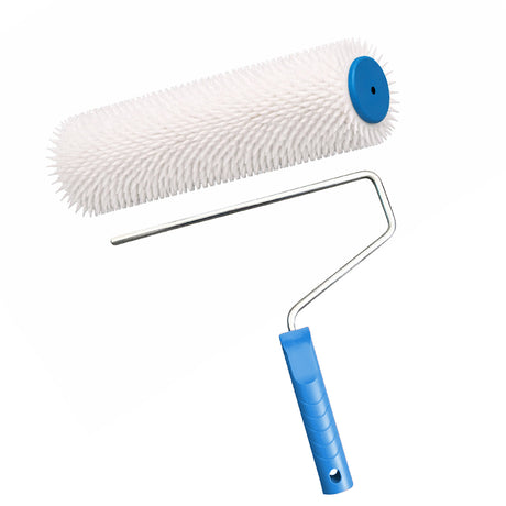 Entlüftungsrolle mit Griff, Nahaufnahme.