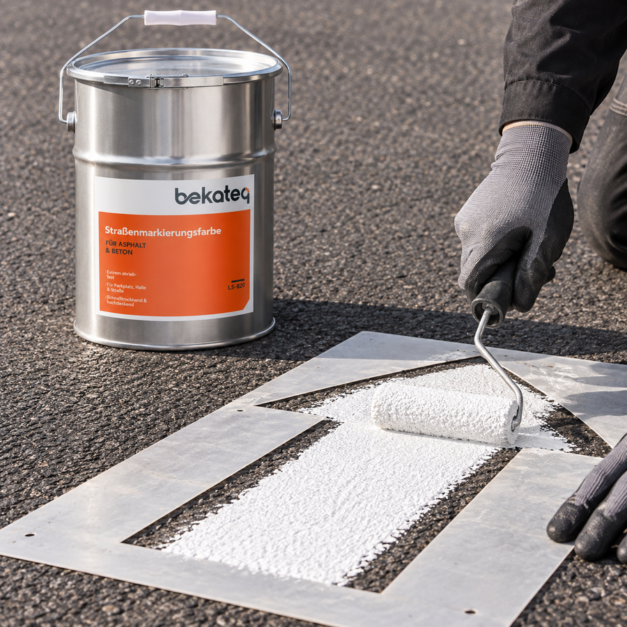 LS-820 Straßenmarkierungsfarbe für Beton, Bitumen, Asphalt