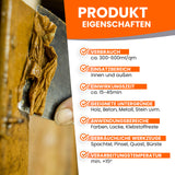 Produktmerkmale von Farben und Lacken.