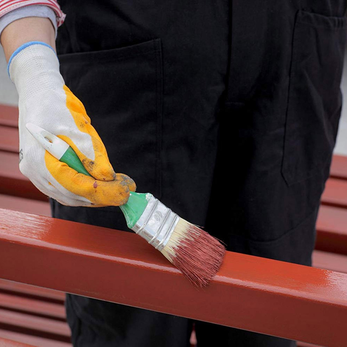 Auftragen von Metallschutzlack