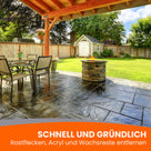 LS-565 Rostflecken Entferner für Stein & Beton inkl. Bürste