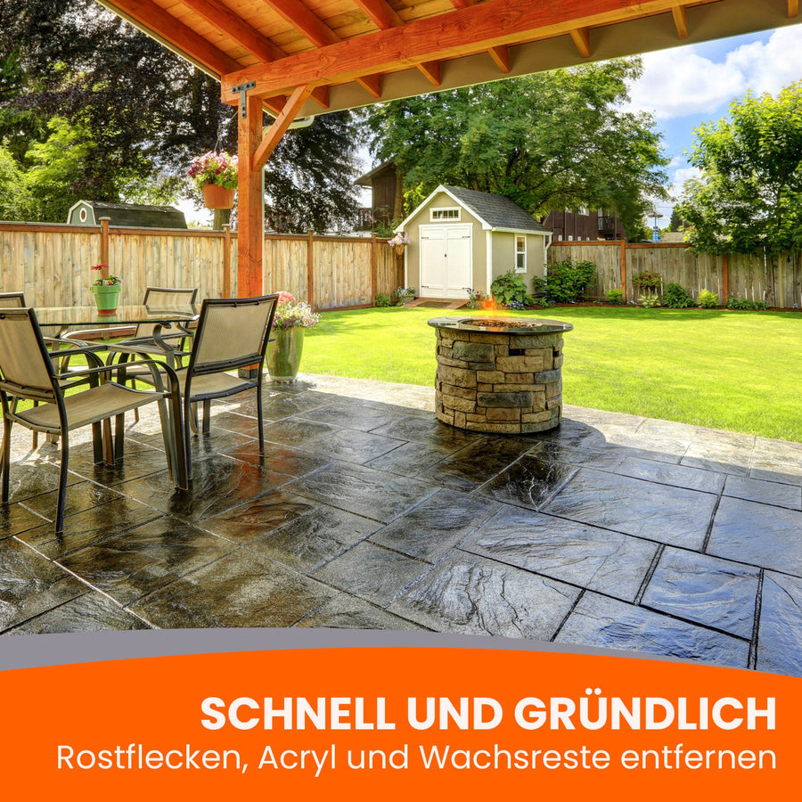 LS-565 Rostflecken Entferner für Stein & Beton inkl. Bürste