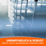 Glänzender Boden, reflektierende Oberfläche.