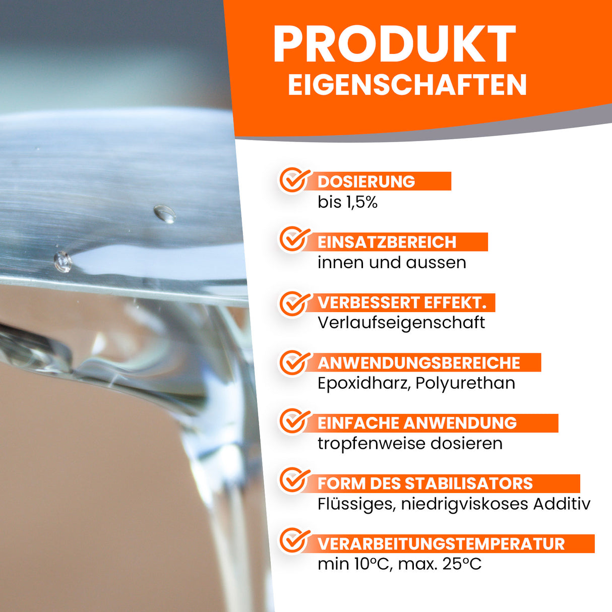 Produktmerkmale von Epoxidharz Additiv