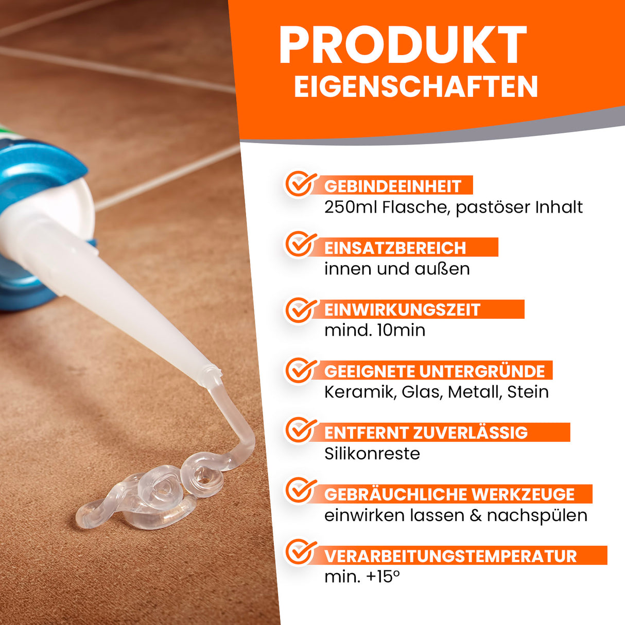 LS-575 Silikonreste Entferner inkl. Werkzeug
