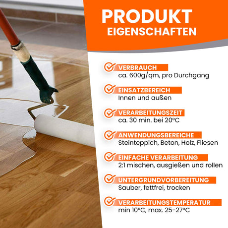 BK-630EP 2K Epoxidharz Steinteppich Versiegelung