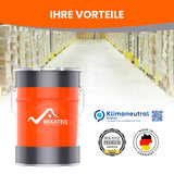 Farbkanister in Lagerhalle, BEKATEQ.