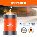 Farbeimer, Pinsel, BEKATEQ-Logo, Zertifikate.