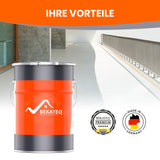 Farbeimer, BEKATEQ-Logo, Qualitätszertifikate, Flur.