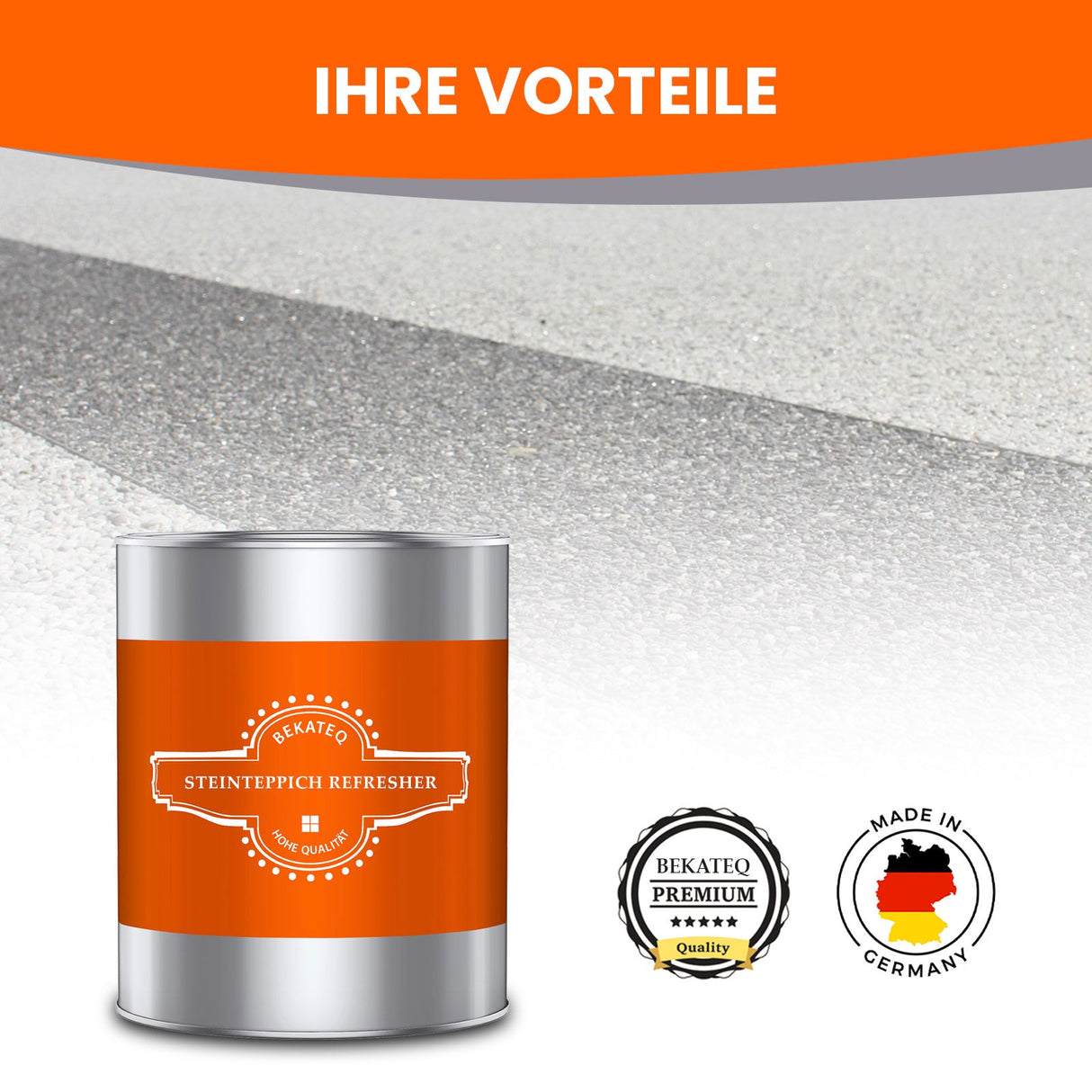 BK-615PU 1K PU Steinteppich Auffrischung & Schutz