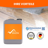 Farbeimer, Pinsel, BEKATEQ-Logo, Zertifikate.