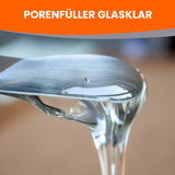 Porenfüller Glasklar auf Spachtel.