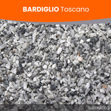 Graue und weiße Steine, Nahaufnahme.