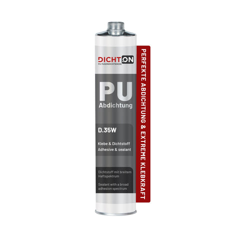 DichtON PU Abdichtung Klebe- und Dichtstoff Tube.