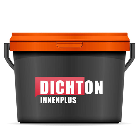 Eimer mit "Dichton Innenplus"-Aufschrift.