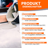 Epoxidharz-Anwendung mit Produkteigenschaften.