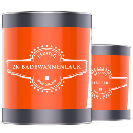 Zwei Dosen BEKATEQ Badewannenlack