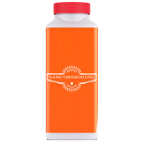 Flasche mit Nano Versiegelung.