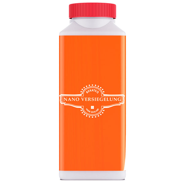Flasche mit Nano Versiegelung.