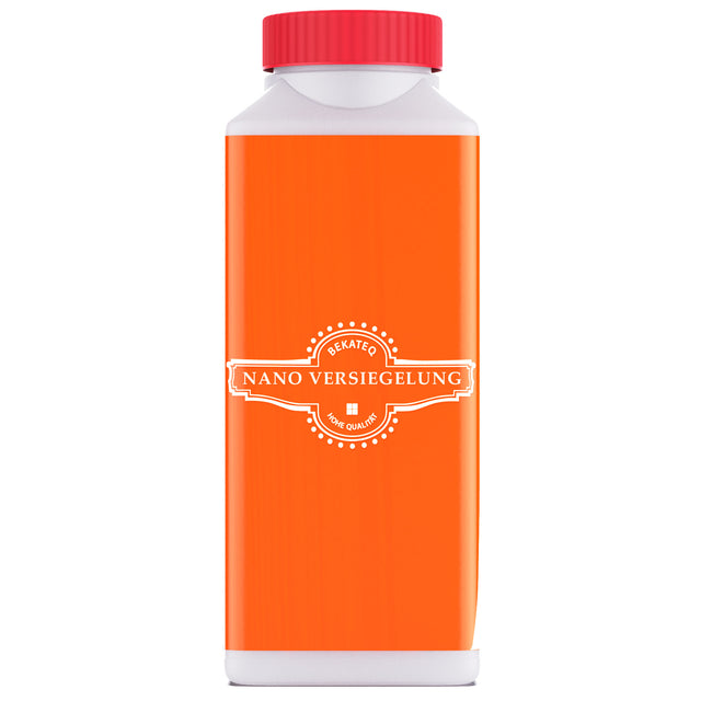 Flasche mit Nano Versiegelung.