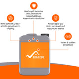 Kanister mit BEKATEQ-Logo und Text.