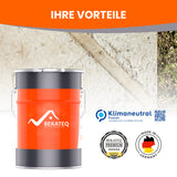 Farbeimer mit BEKATEQ-Logo, Zertifikate.