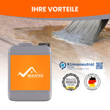 Pinsel, Holz, Kanister, BEKATEQ-Logo, Siegel.