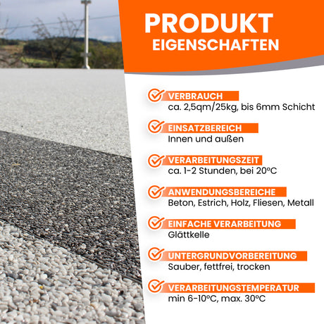 Produktmerkmale von Bodenbeschichtung.