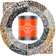 BK-605PU Steinteppich Set mit Bindemittel bis 2,5qm, aussen